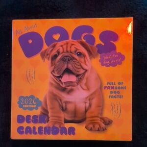 DOGS 🐕 Desk Calendar 2026 🗓️